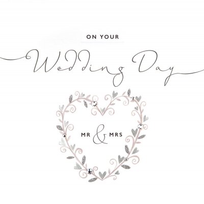 Mr and Mrs Wedding Card