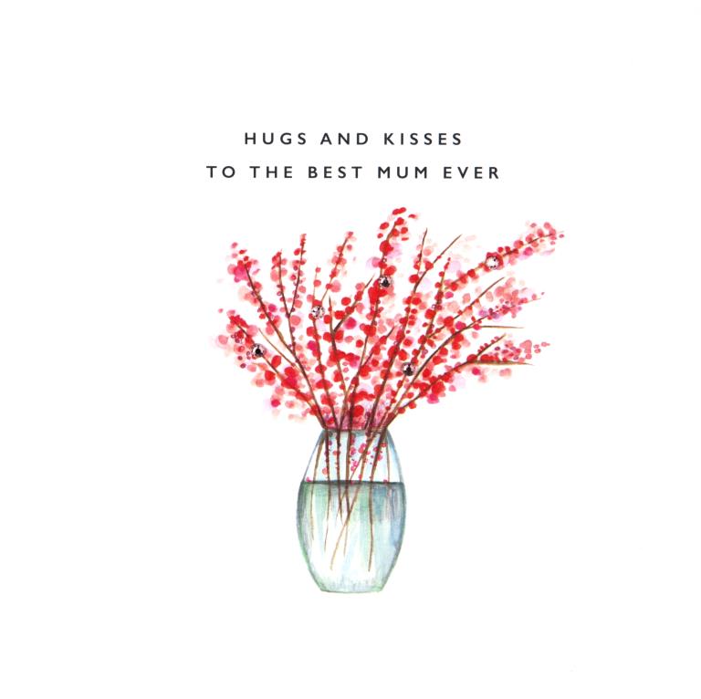Hugs & Kisses Mother's Day Card