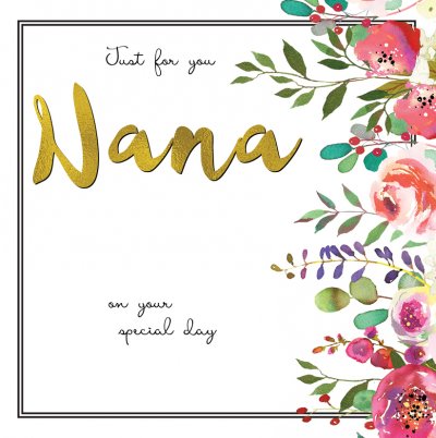 Nana Birthday Card