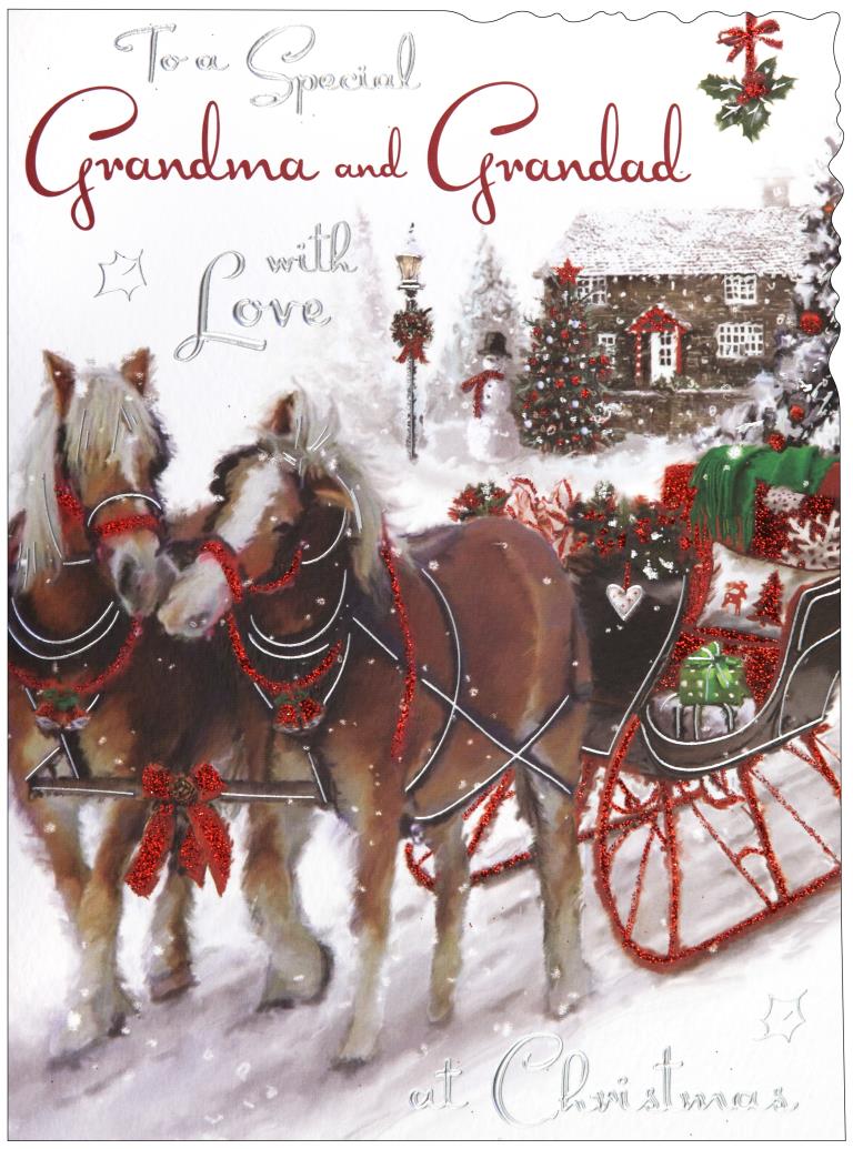 Grandma and Grandad Christmas Card