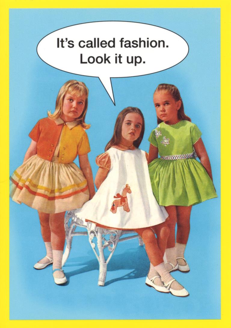 It's Called Fashion Greeting Card