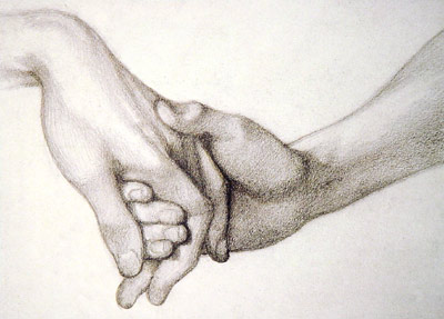 Hand of Dante Greeting Card