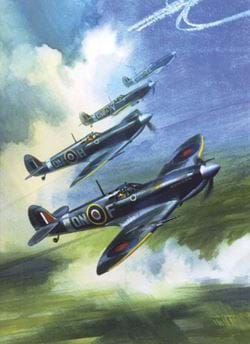 Spitfire Greeting Card