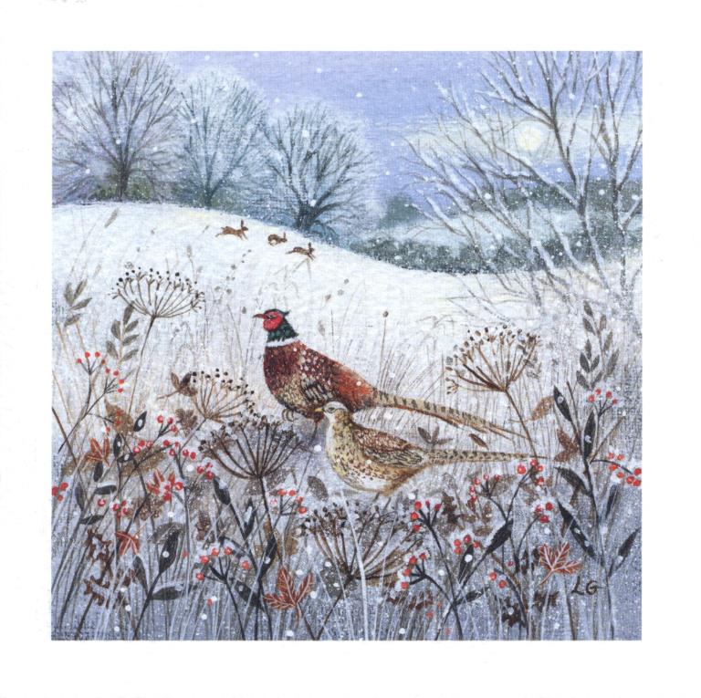Pheasants Christmas Christmas Pack (8)