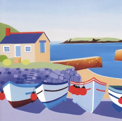 Hauled out for Winter Greeting Card