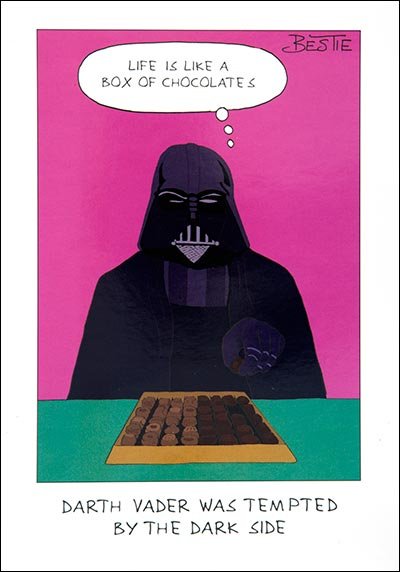 Dark Side Greeting Card