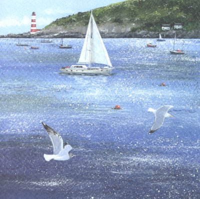 Sailing Boat Greeting Card