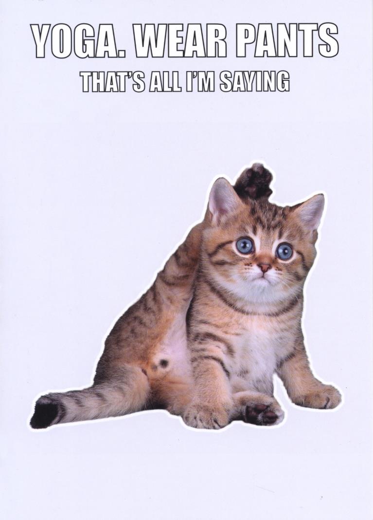 Yoga Greeting Card