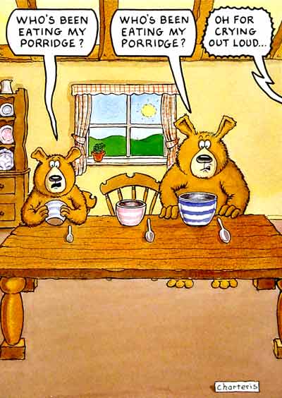 Porridge Birthday Card