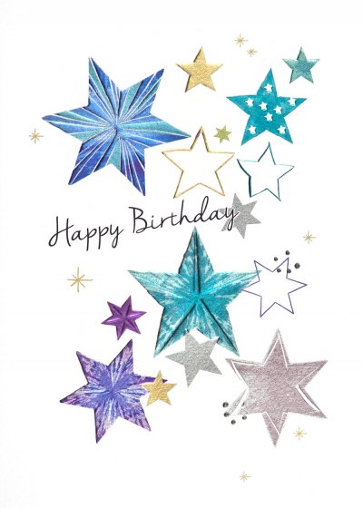 Stars Birthday Card