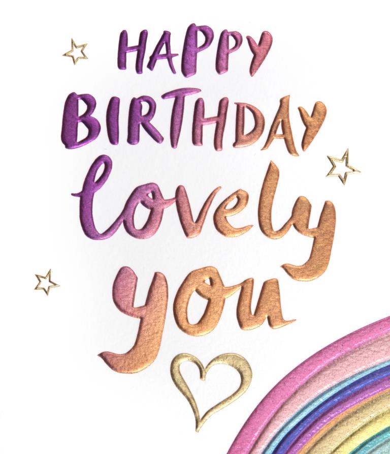 Rainbow Birthday Card