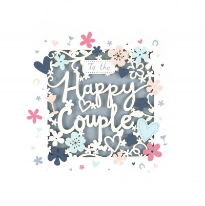 Happy Couple Wedding Card