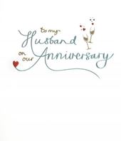 To My Husband Anniversary Card