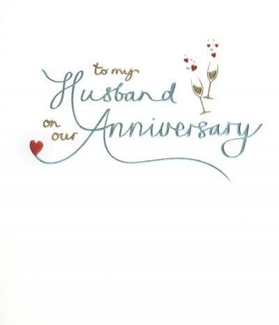 To My Husband Anniversary Card