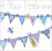 Little One New Baby Boy Card