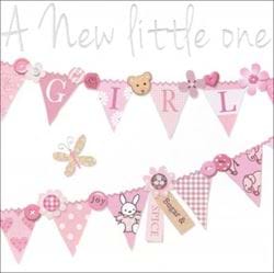 Little One New Baby Girl Card