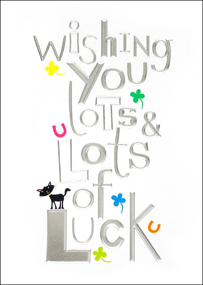 Wishing You Lots of Luck Good Luck Card