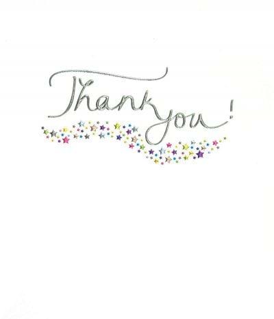 Stars Thank you Card