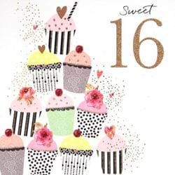 Sweet 16 16th Birthday Card