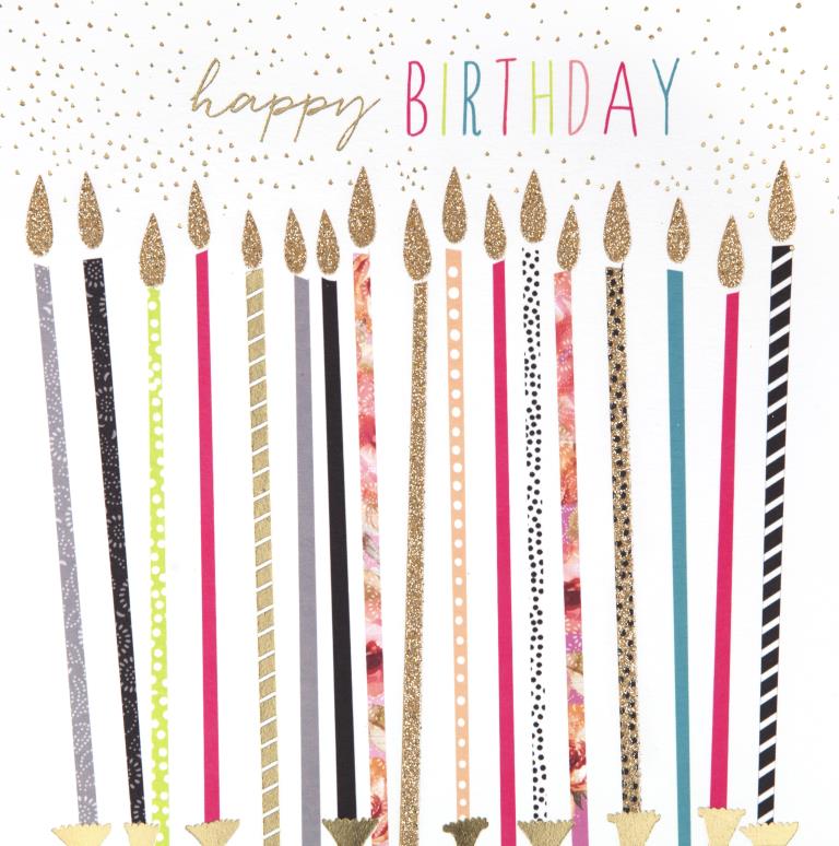 Candles Birthday Card