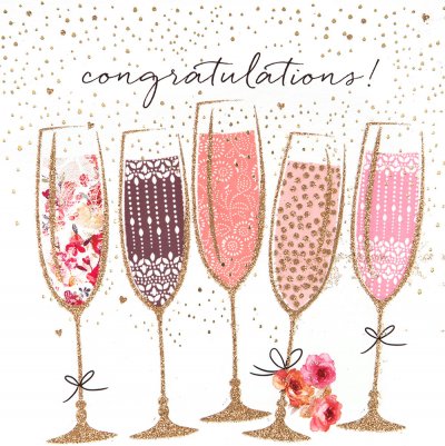 Fizz Congratulations Card