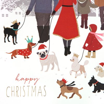 Walkies Christmas Card