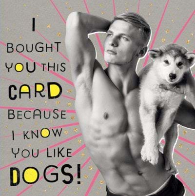 I Know You Like Dogs Greeting Card