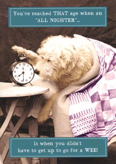 All Nighter Birthday Card