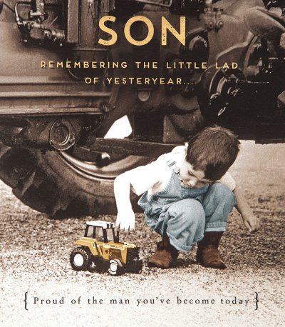 Son Proud Birthday Card