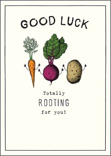 Rooting for you Good Luck Card