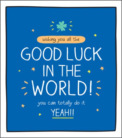 You can do it Good Luck Card