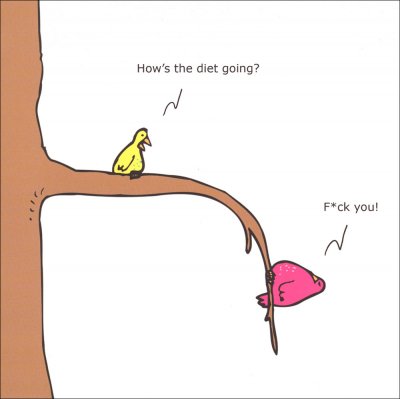 Diet Birds Greeting Card