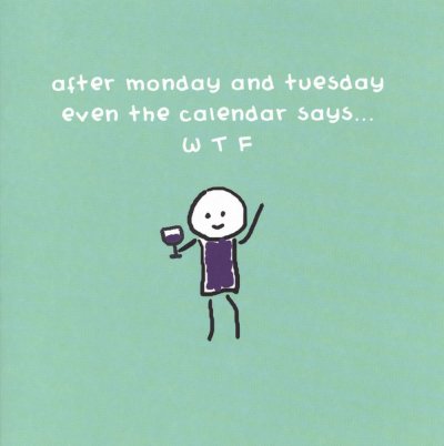 WTF Greeting Card