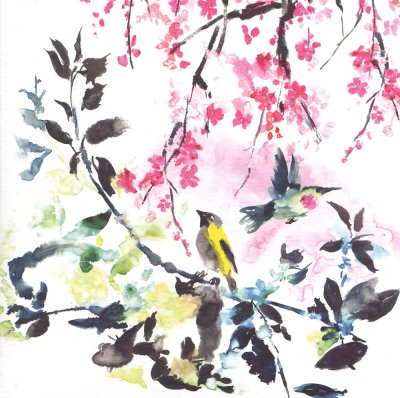 Chinoiserie Greeting Card