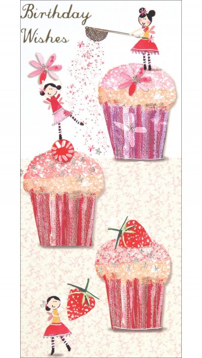 Fairy Cakes Birthday Card