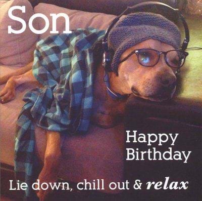 Chilled Son Birthday Card