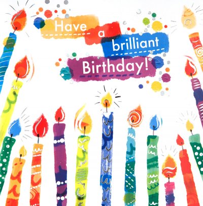 Candles Birthday Card