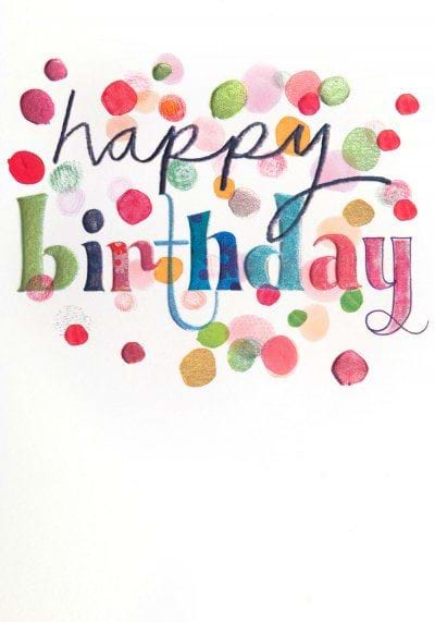 Spots & Dots Birthday Card
