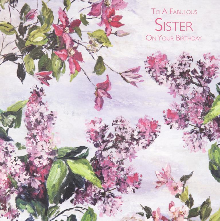 Sister Caprifoglio Birthday Card