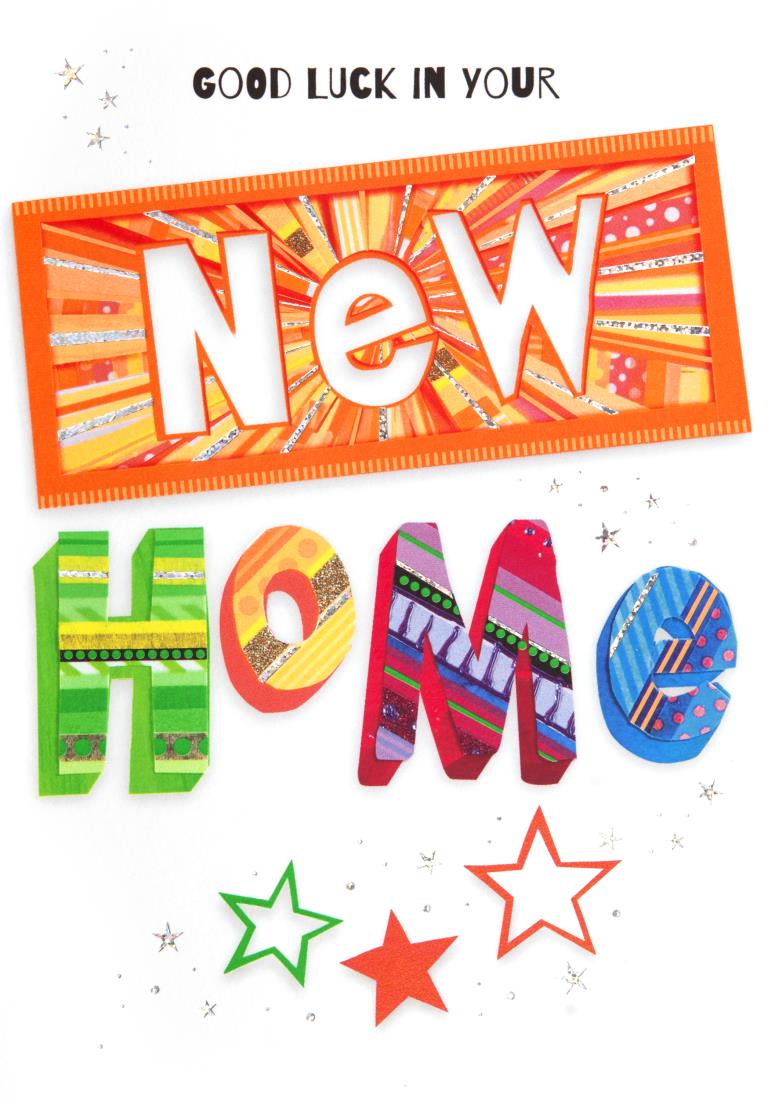 Neon New Home Card