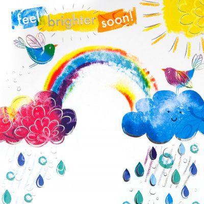 Feel Brighter Soon Get Well Soon Card