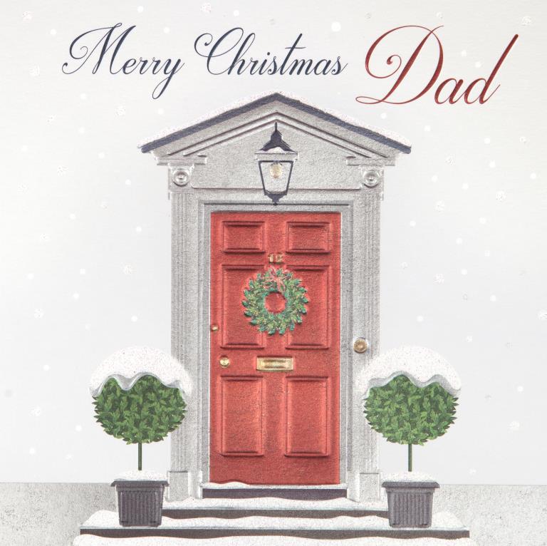 Red Door Dad Christmas Card