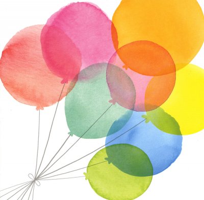 Balloons Greeting Card