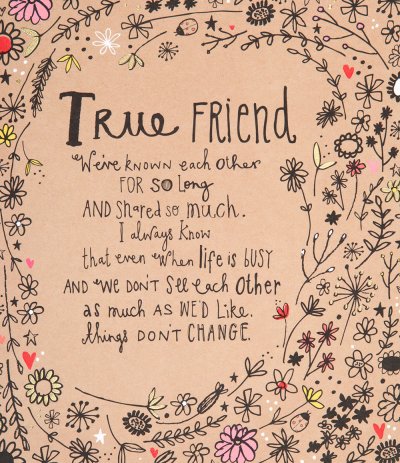 True Friend Greeting Card