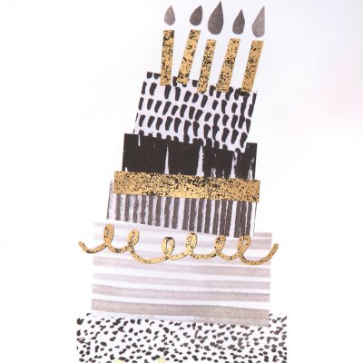 Tower of Cake Birthday Card