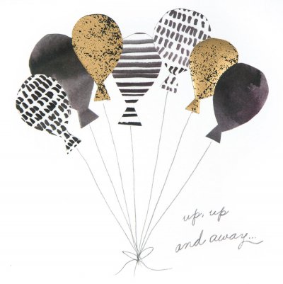 Up Up and Away Birthday Card