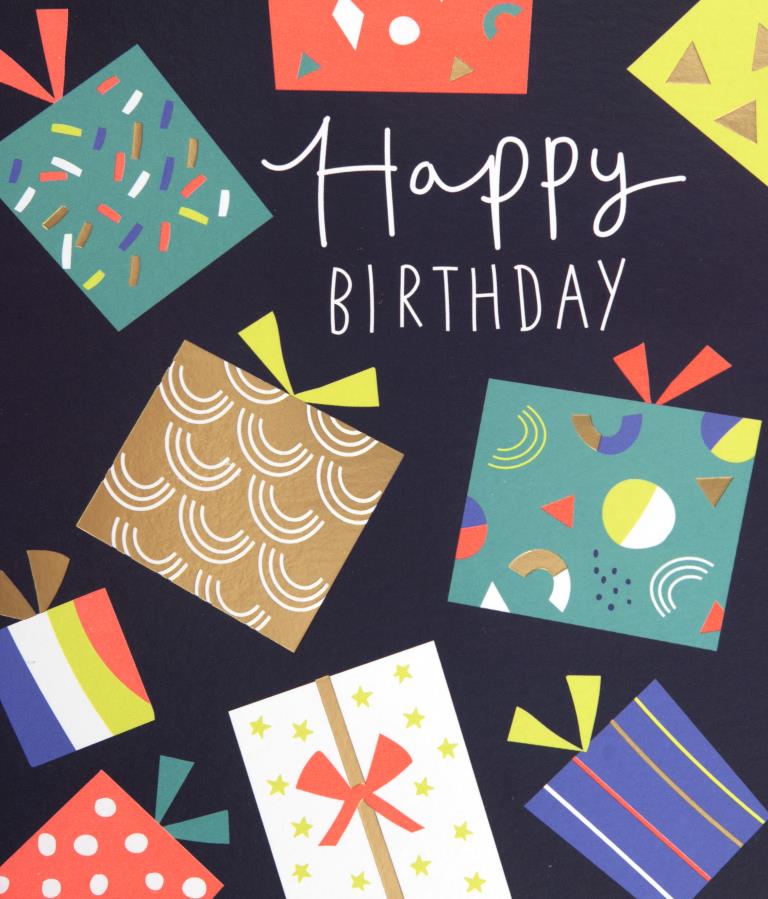 Presents Birthday Card