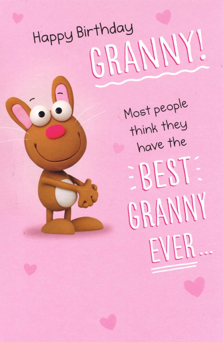 The Best Granny Birthday Card
