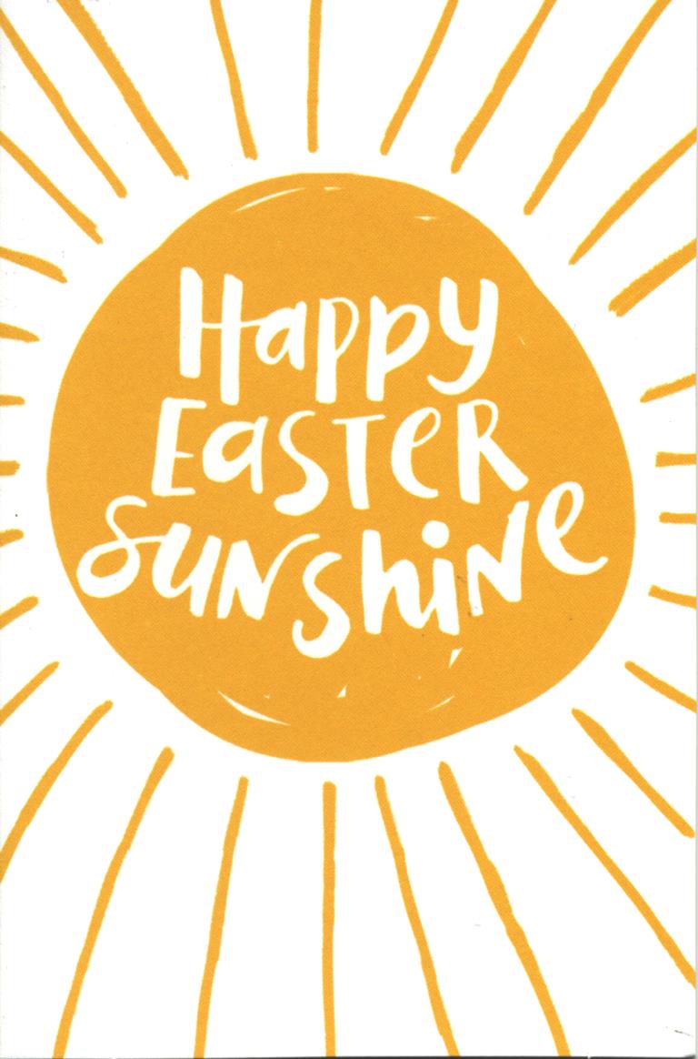 Happy Sunshine Easter Card Pack (5)