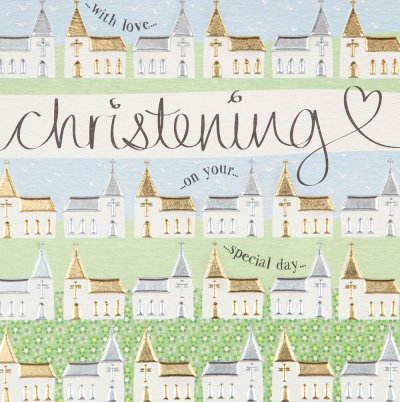 Church Christening Card